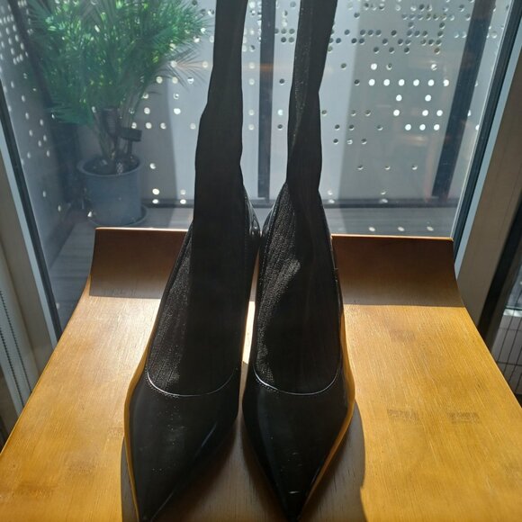 Zara Sock Pumps Boots - Size 35 - Picture 3 of 5